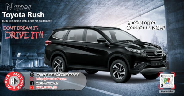 Toyota Rush 1.5L S AT (2022 Model) - Black color - Image 2