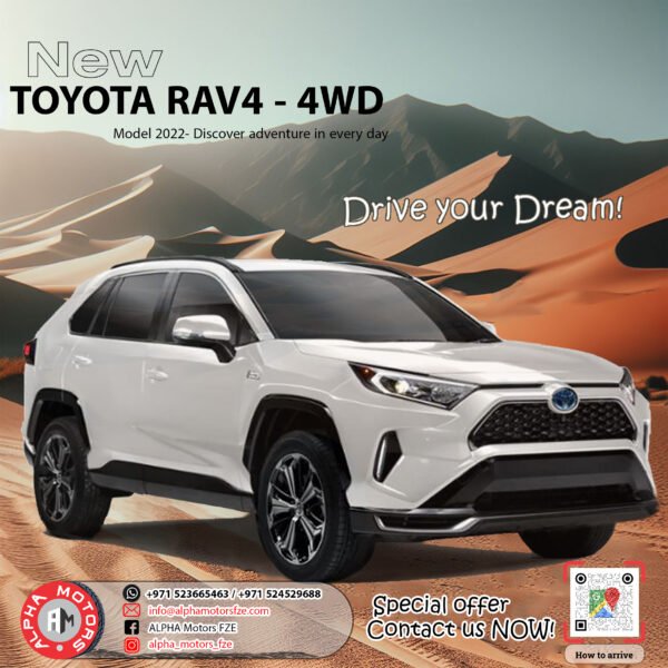 Toyota RAV4 2.5L 4WD GLE AT with Radar GCC Spec’s (2022 Model)