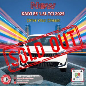 KAIYI E5 1.5L TCI 2025 (Sold Out)