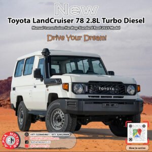 TOYOTA LC 78 2.8L TURBO DIESEL MT HARDTOP STD 2025